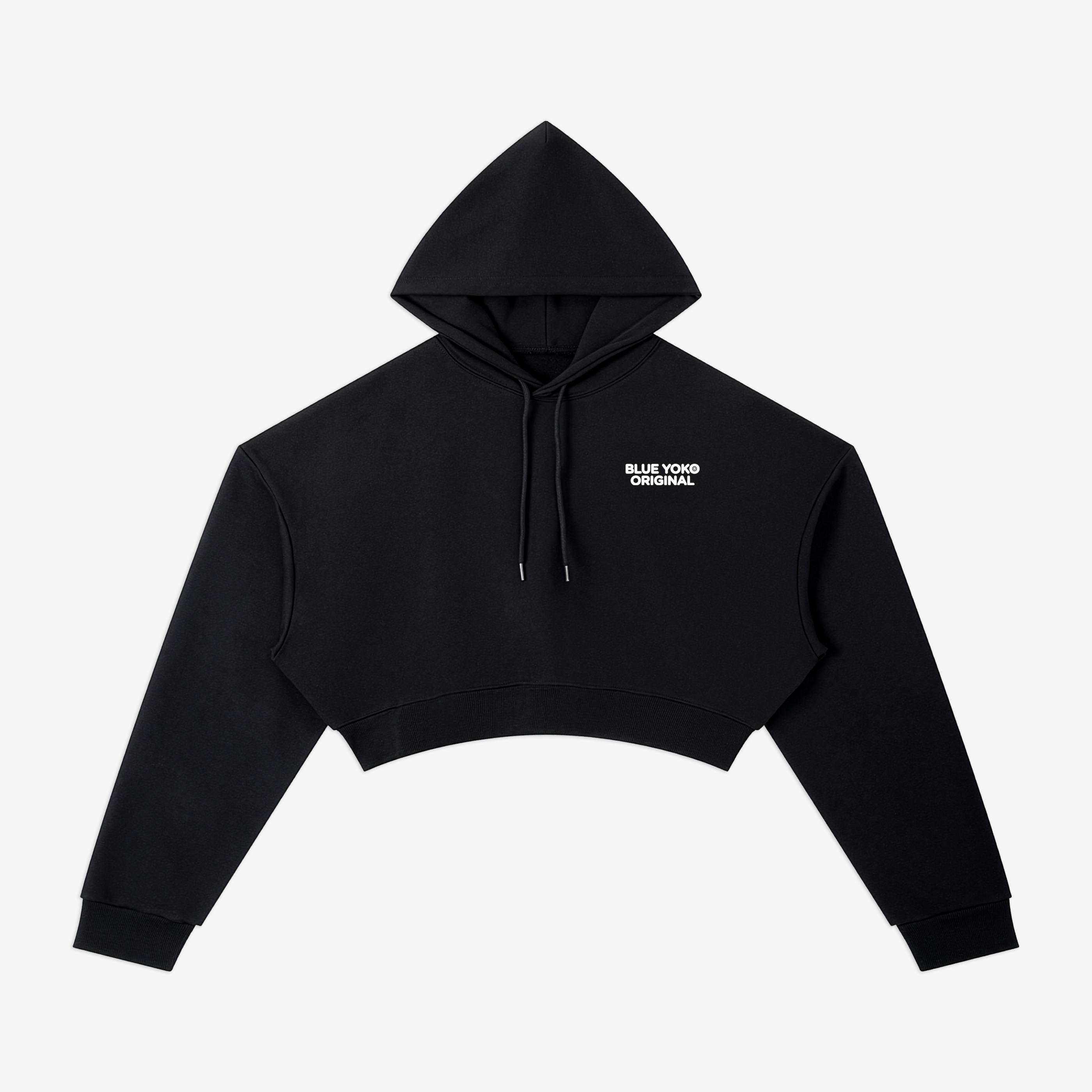 CANDY HEARTS II CROPPED HOODIE