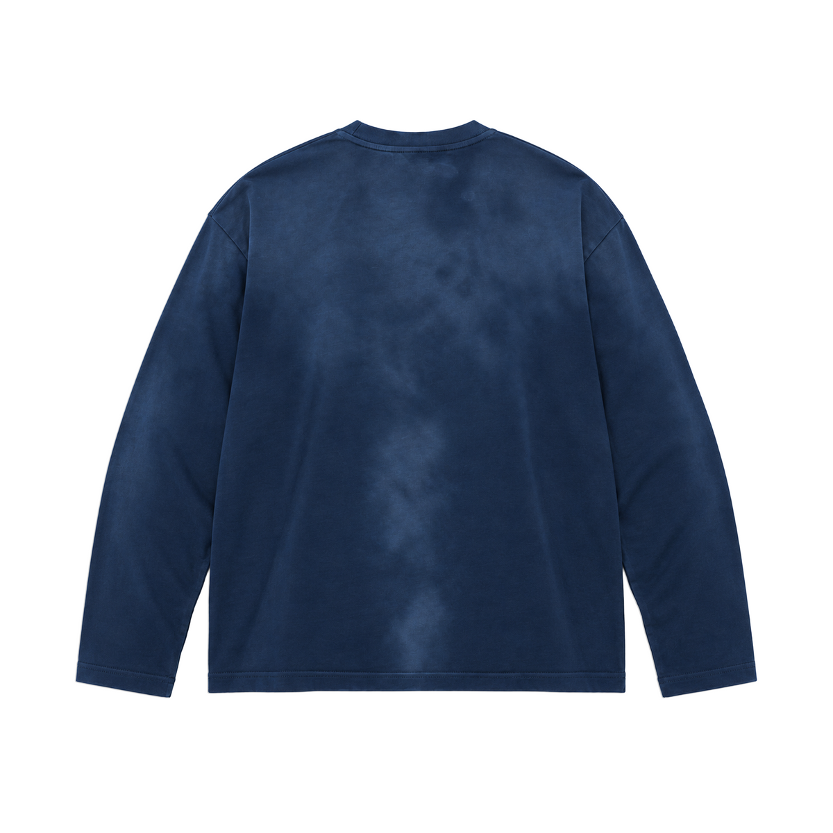EQUIALATUS FADED WASH LONGSLEEVE - NAVY
