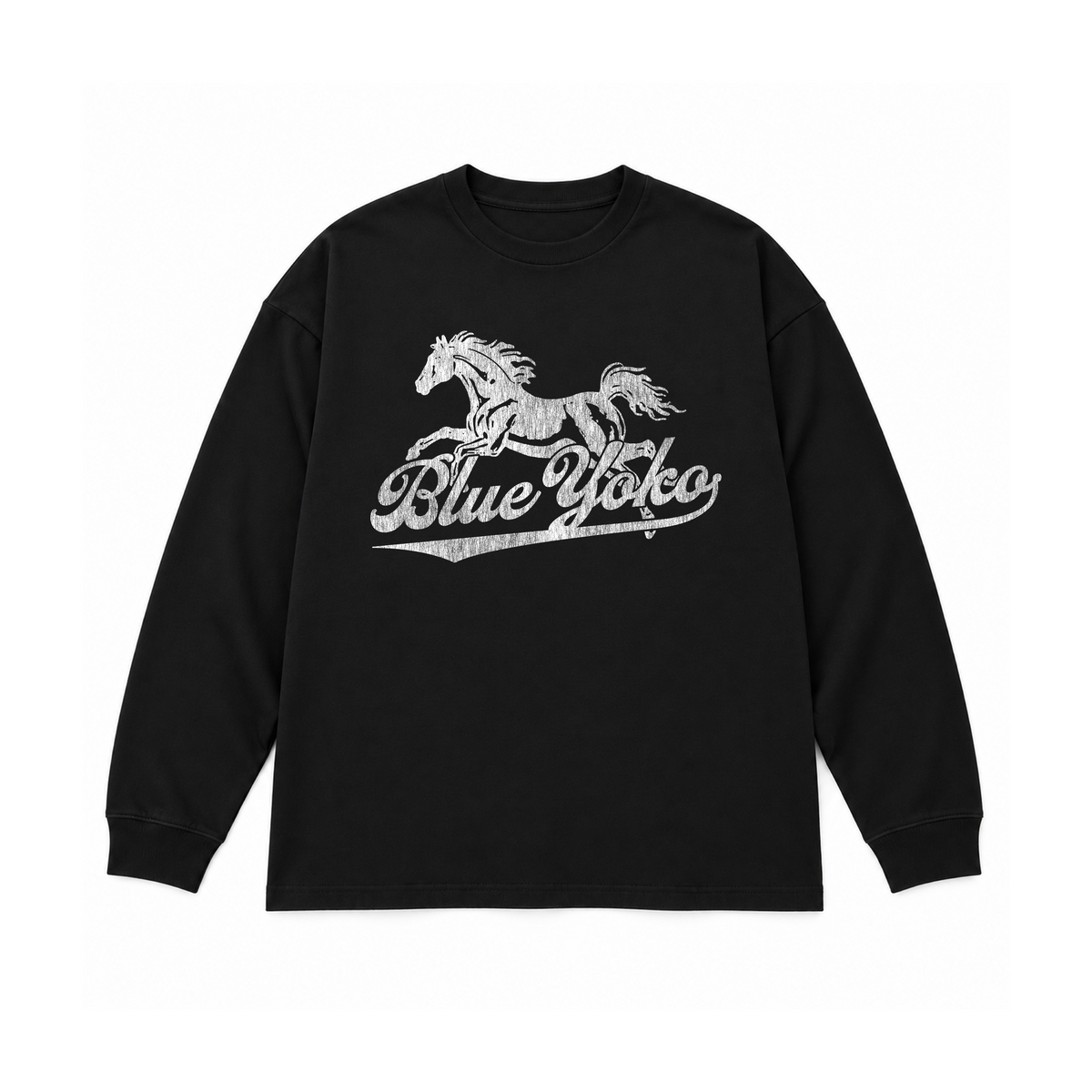 STAY WILD OVERSIZED LONG SLEEVE - BLACK