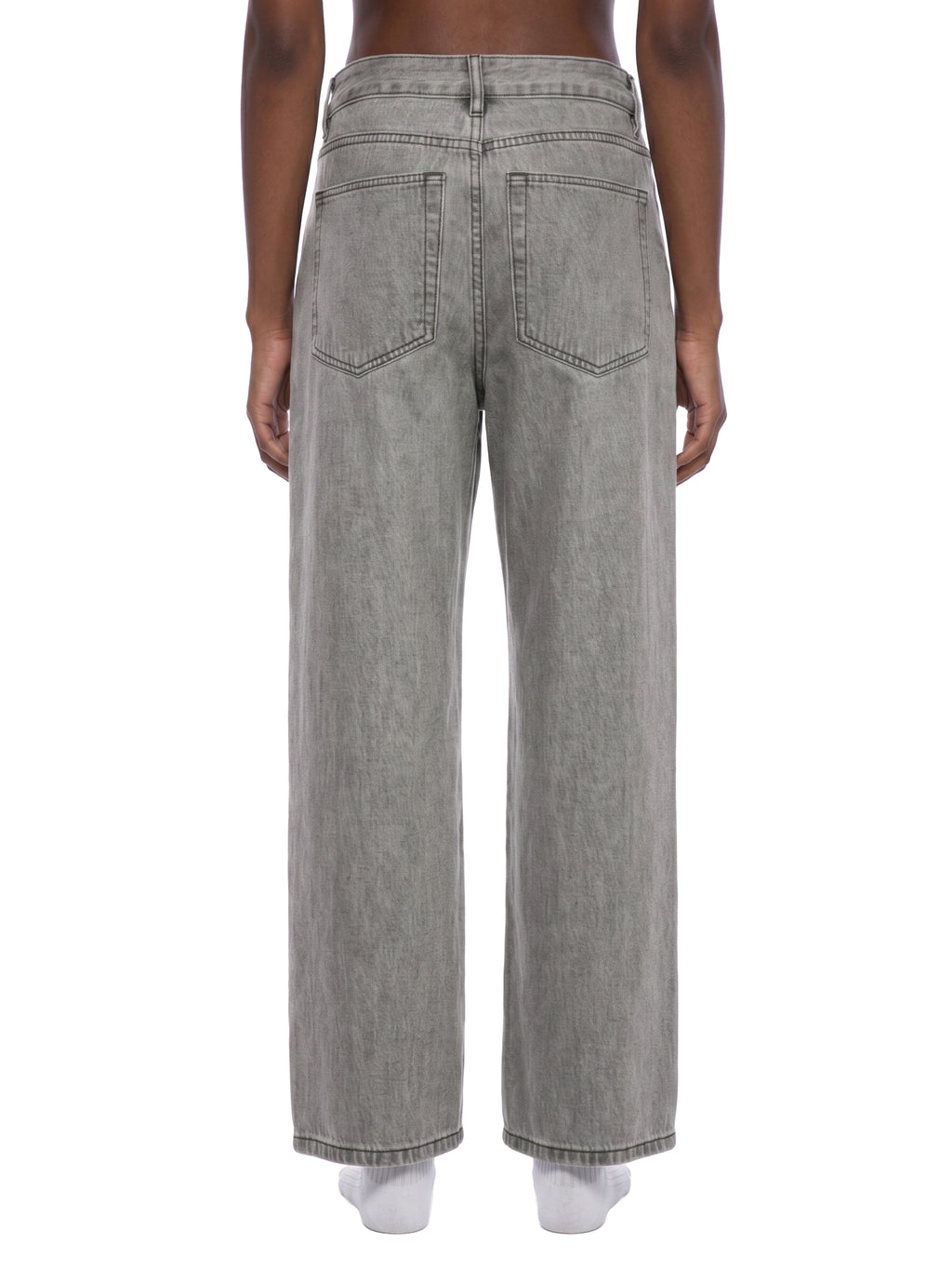 UNISEX STRAIGHT LEG JEANS - BLUE