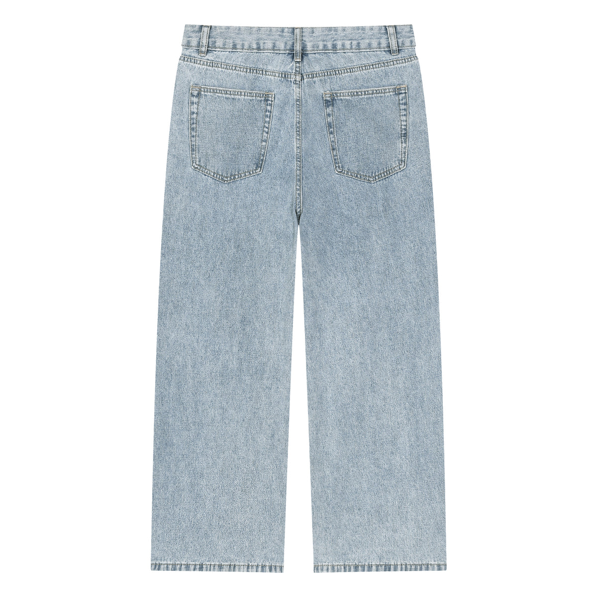 UNISEX STRAIGHT LEG JEANS - BLUE