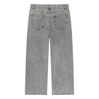 UNISEX STRAIGHT LEG JEANS - GREY