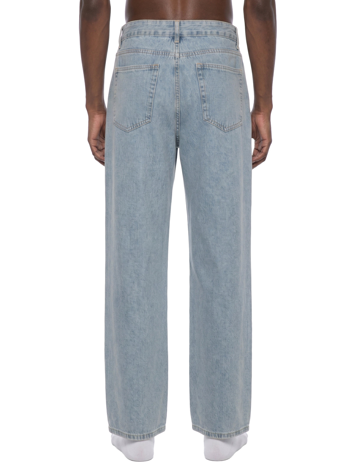 UNISEX STRAIGHT LEG JEANS - BLUE
