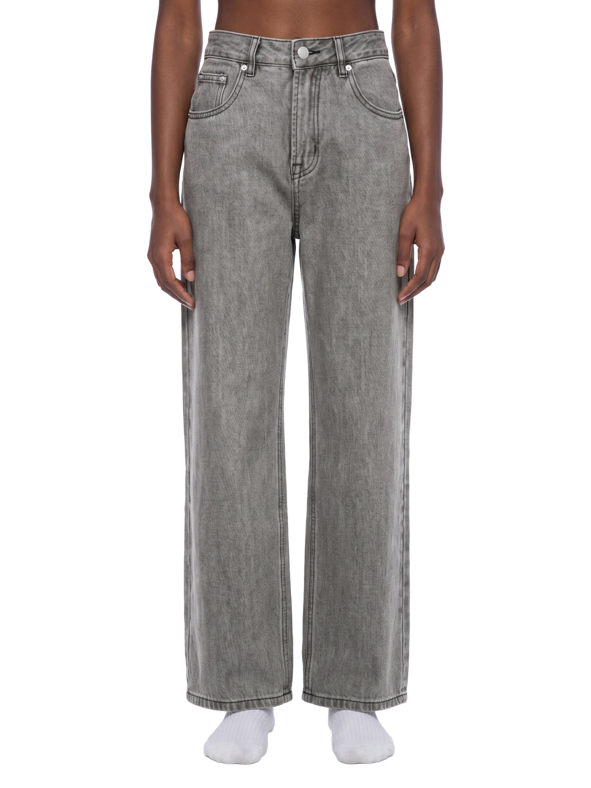 UNISEX STRAIGHT LEG JEANS - BLUE