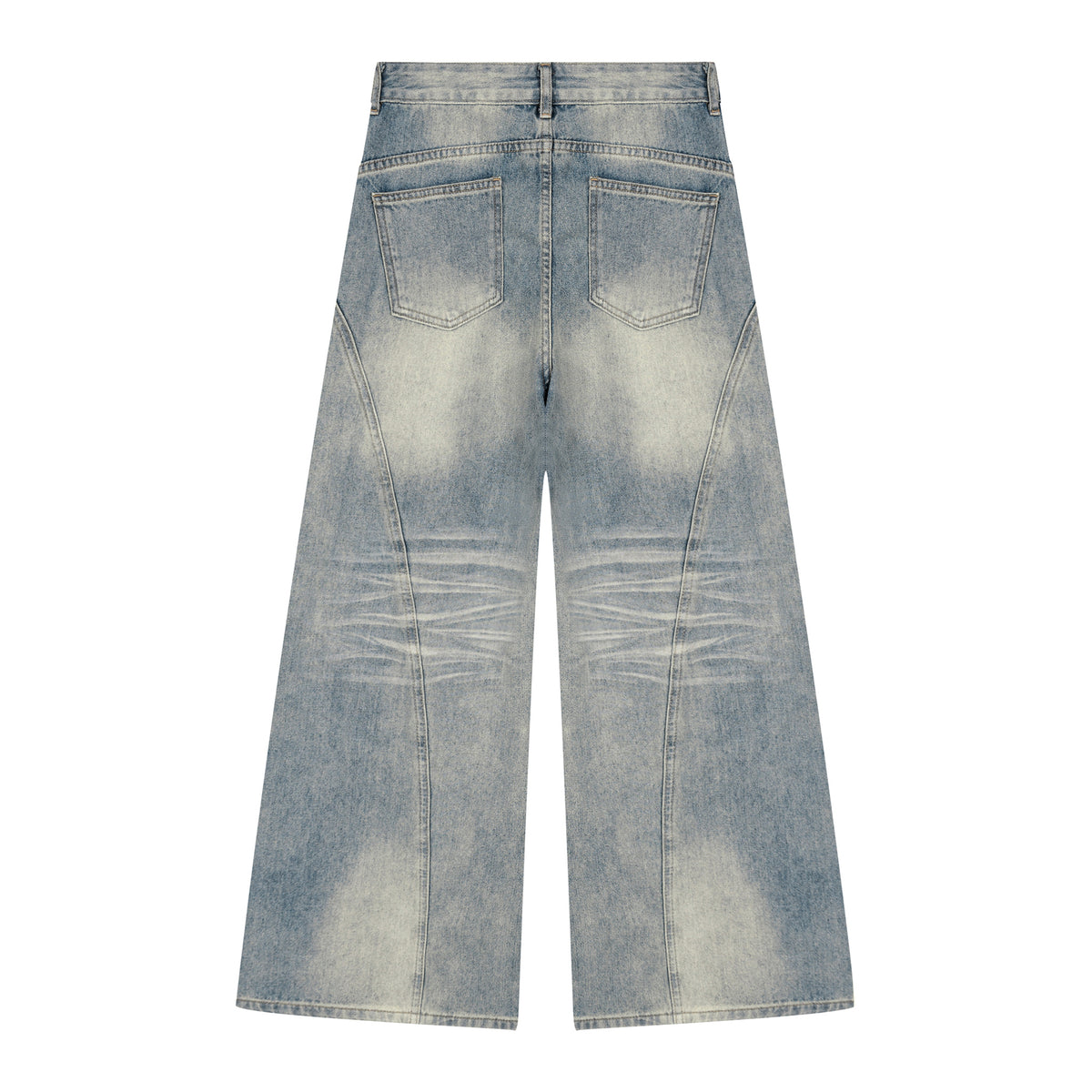 WOMEN WIDE LEG JEANS - BLUE