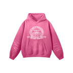 FADED WASH WORLDWIDE HOODIE - PINK