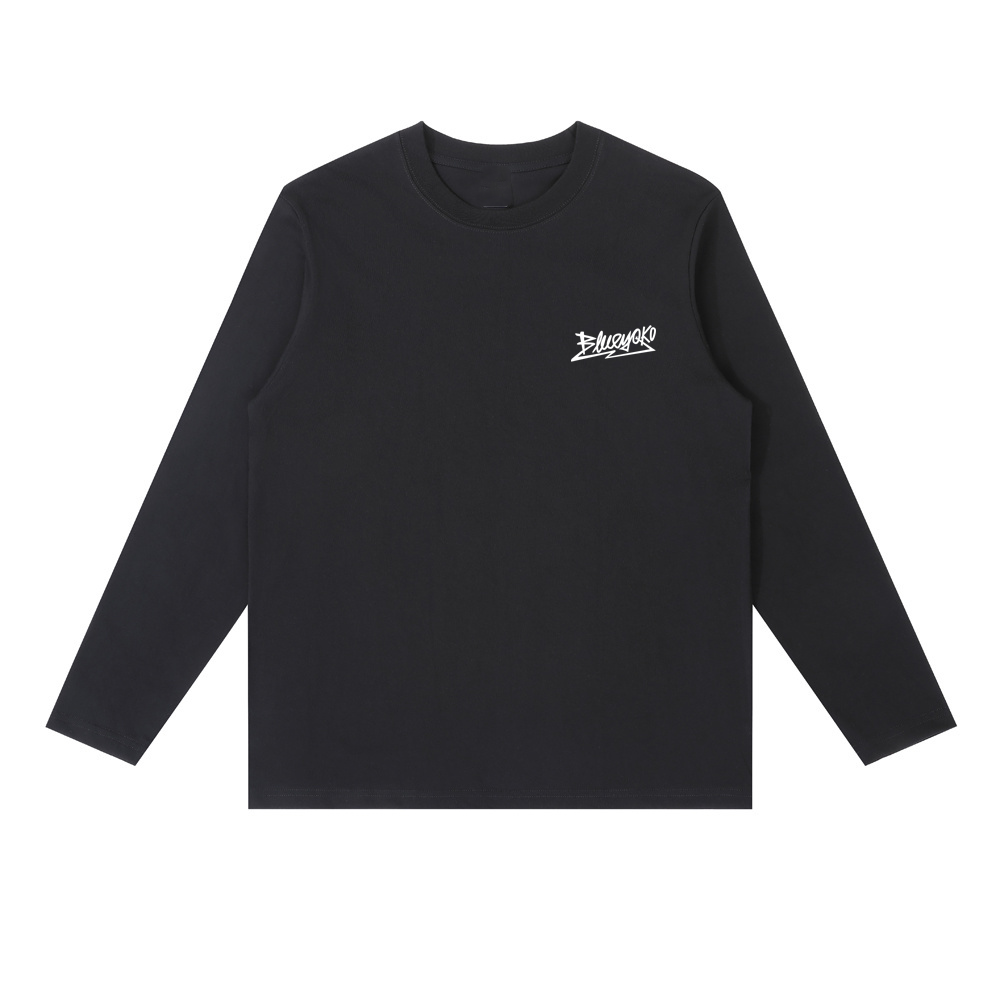 Blue Yoko logo longsleeve