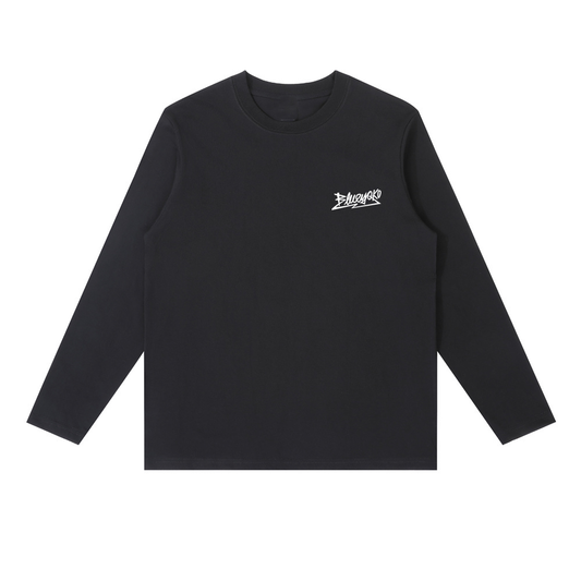 Blue Yoko logo longsleeve