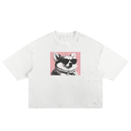 CORGI DISTRESSED TEE - WHITE