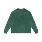 BLUE YOKO ACID WASH LONGSLEEVE - GREEN
