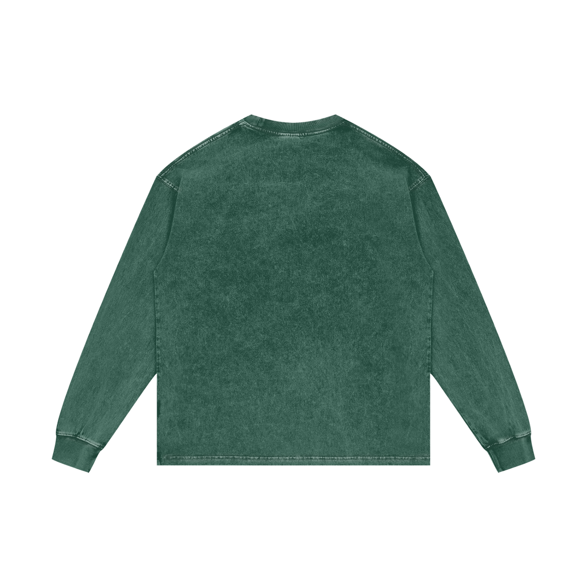 BLUE YOKO ACID WASH LONGSLEEVE - GREEN