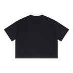 BATDOG BOX FIT CROPPED TEE - BLACK