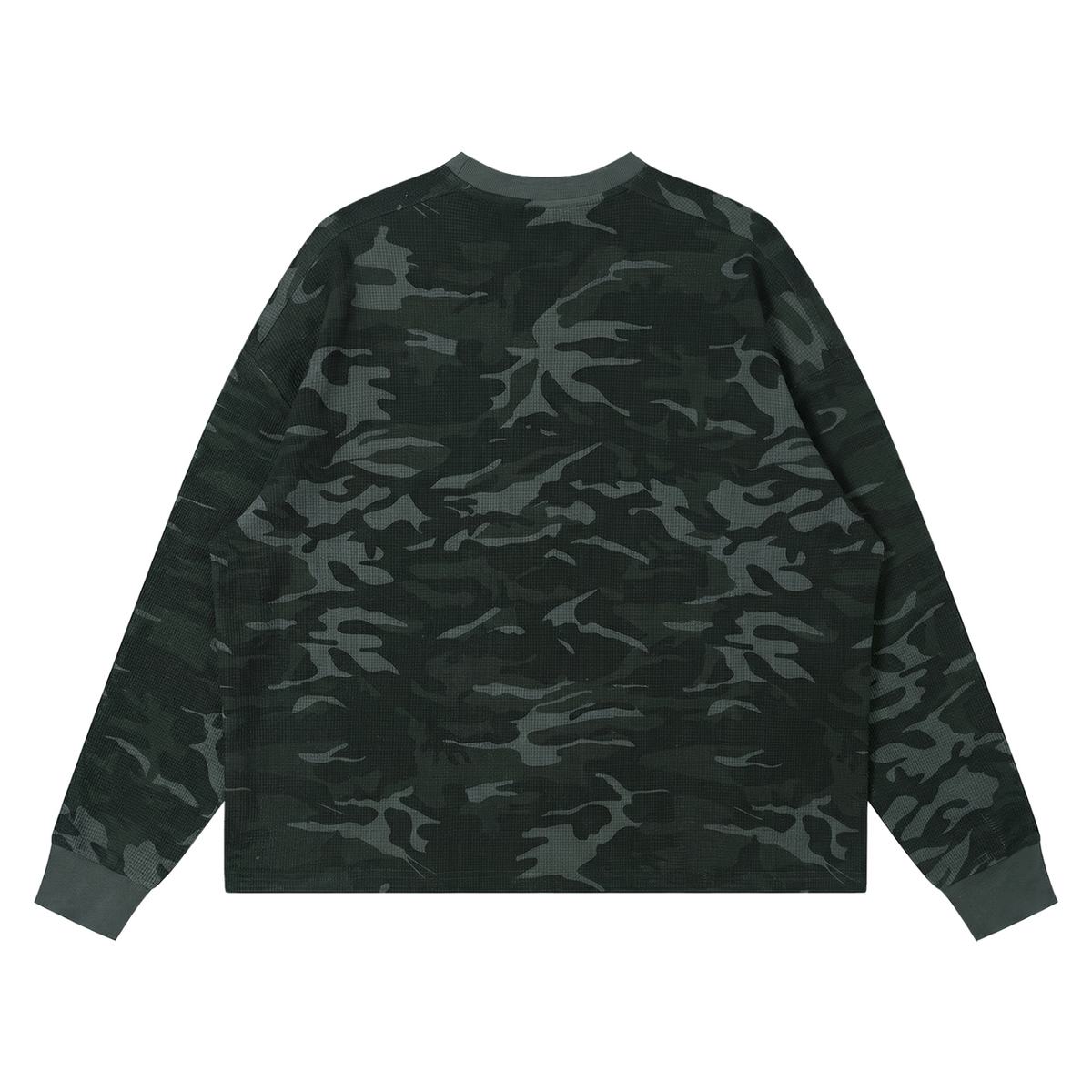 03 WAFFLE KNIT LONGSLEEVE - DARK CAMEO