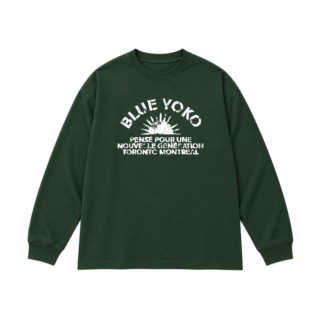 RISING SUN SWEATSHIRT - GREEN