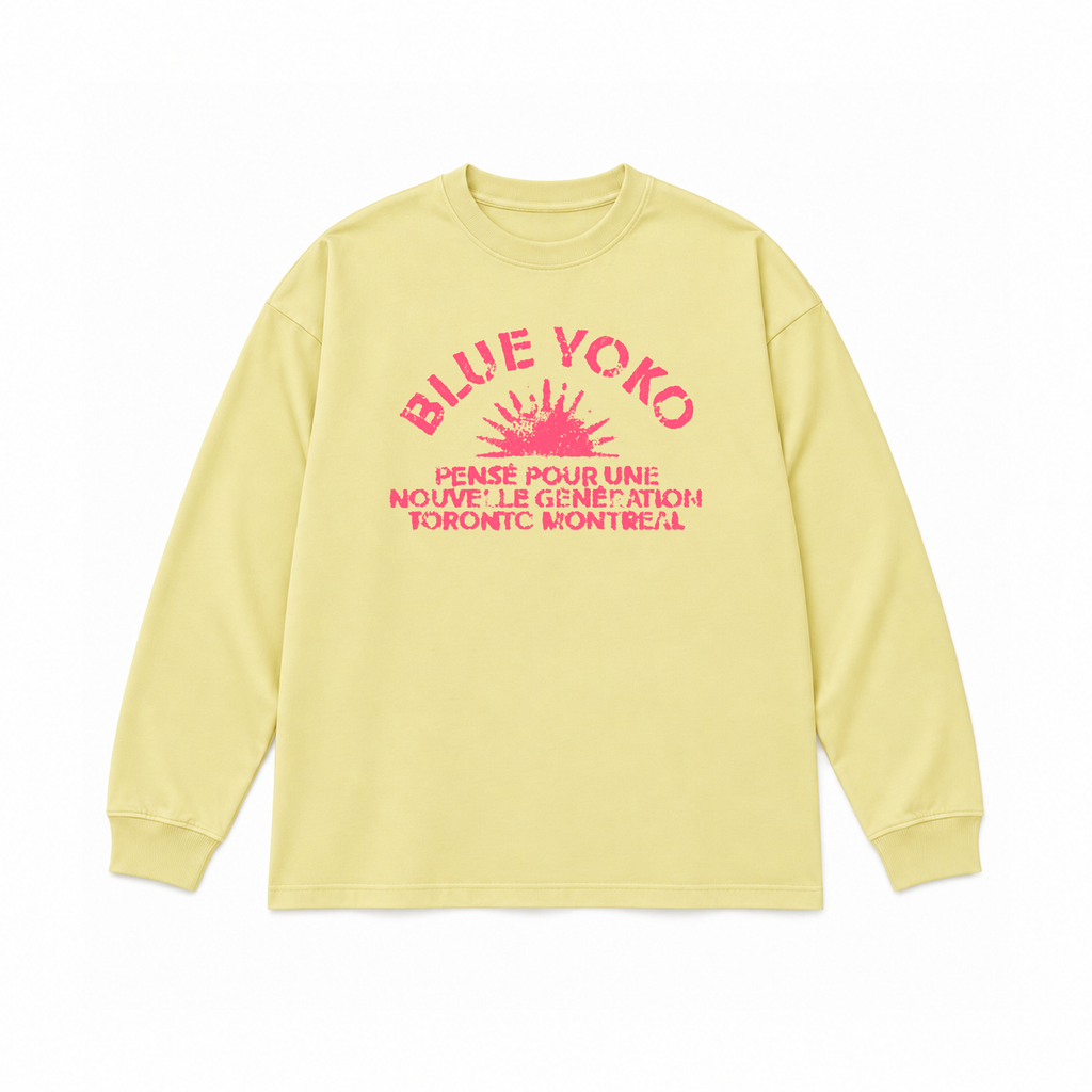 RISING SUN SWEATSHIRT - YELLOW