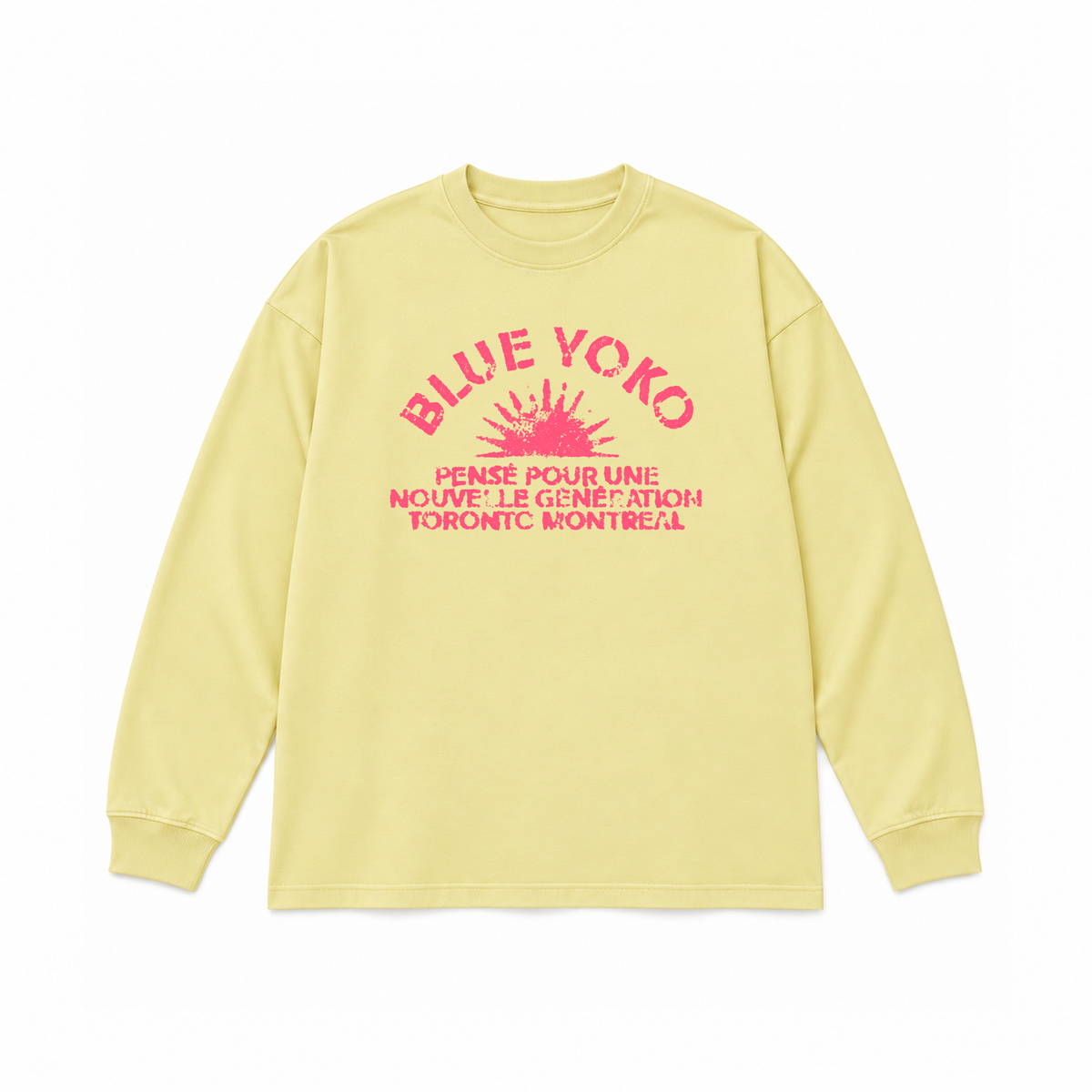 RISING SUN SWEATSHIRT - YELLOW