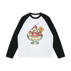 SUNDAE RAGLAN LONGSLEEVE - BLACK