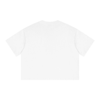 SUNFLOWER BOX FIT CROPPED TEE - WHITE